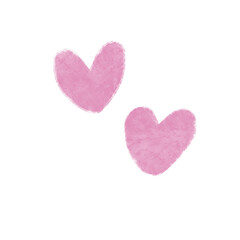 Fototapeta premium pink heart shape