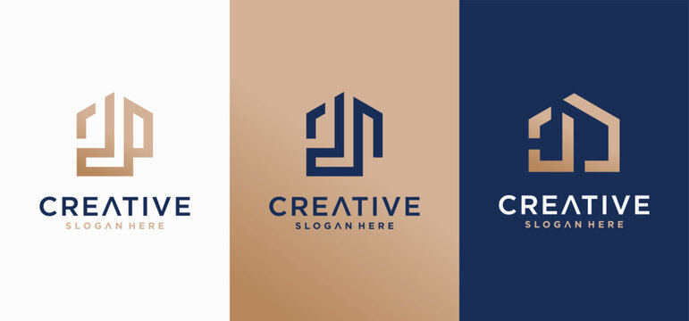 J Residential Logo Design for Real Estate and Housing