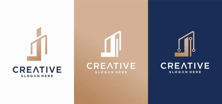 J Residential Logo Design for Real Estate and Housing