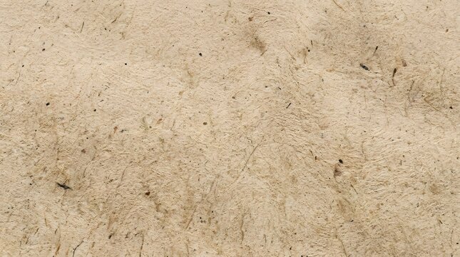 Recycled paper texture background with natural fibers and specks