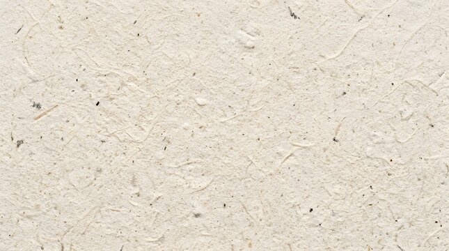 Recycled paper texture background with natural fibers and speckled pattern