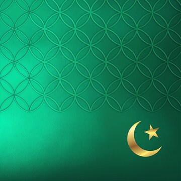 Premium Islamic Pattern Luxury Texture for 14 August Celebration