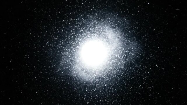 Globular Cluster of Stars in Space.