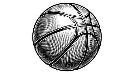 Obraz premium Basketball Sports Equipment Closeup View.