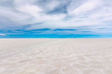Fototapeta premium Salar de Uyuni, Bolivia, the world’s largest salt flat.