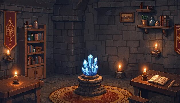 Pixel Art Fantasy RPG Save Complete Scene