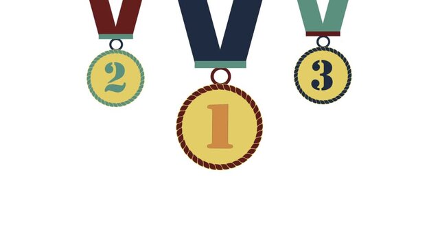 Winner Medals Animation