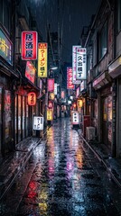 Fototapeta premium street at night