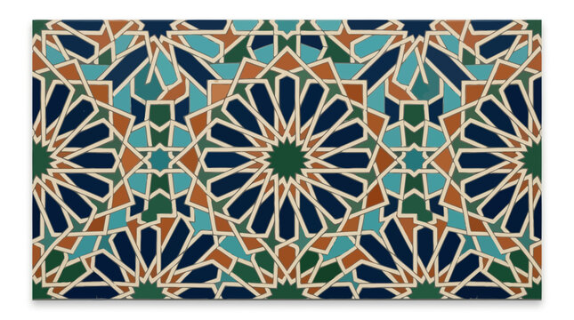 Islamic Geometric Pattern, Moroccan Tile, Arabesque Art, Seamless Background