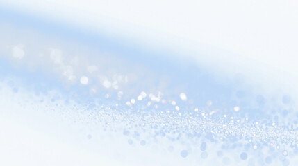 Blue sparkling glitter dust with bokeh light effect shiny particle confetti texture elegant abstract transparent PNG overlay for creative design and festive decoration sparkle glowing glistering dot © Anna Nasiedkina