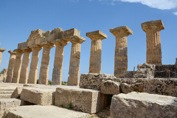 Fototapeta premium Site archéologique de Sélinonte - Sicile - Italie