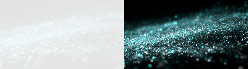Blue glitter sparkling dust particles transparent png overlay with glowing shiny light effect and abstract magical bokeh background for design decoration and creative artwork sparkle particle texture © Anna Nasiedkina