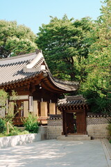 Fototapeta premium Korean traditional house hank
