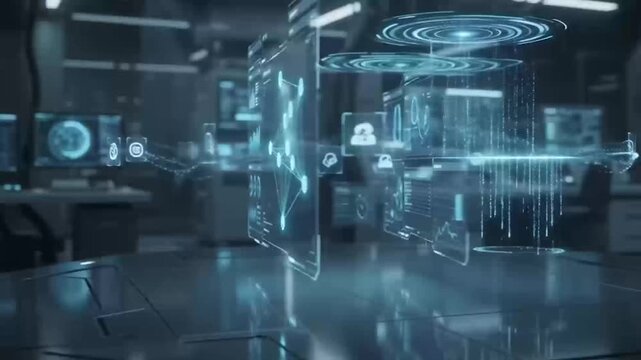 Quantum AI Computing System Processing Advanced Artificial Intelligence Data