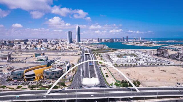 Qatar Lusail Marina Aerial View