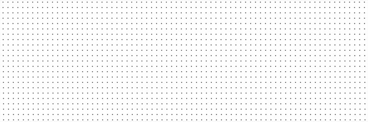 Pattern texture for bullet journal. Dotted squared grid graph paper template for notebooks. Dotted simple background. Printable graphic design sheet. © Yuyud
