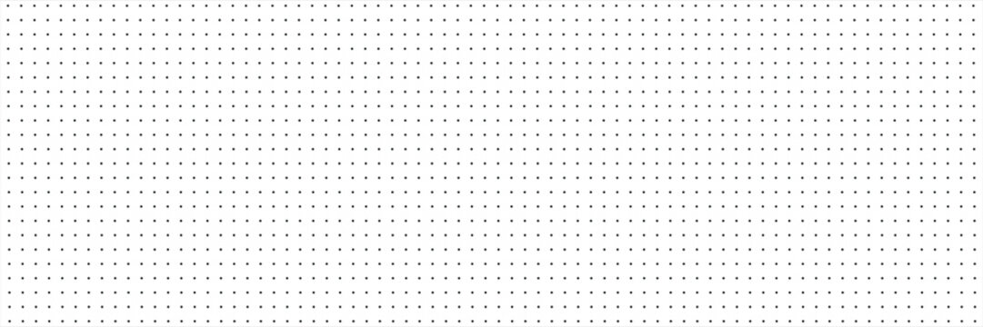 Pattern texture for bullet journal. Dotted squared grid graph paper template for notebooks. Dotted simple background. Printable graphic design sheet.