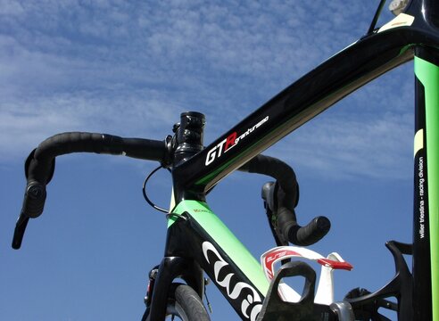 Wilier Triestina GTR Granturismo road bike against blue sky