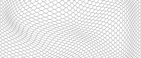 Soccer net pattern texture, football goal grid background. Basketball net or hockey mesh pattern, metal cage wire bg, fishnet grid vector illustration © subang