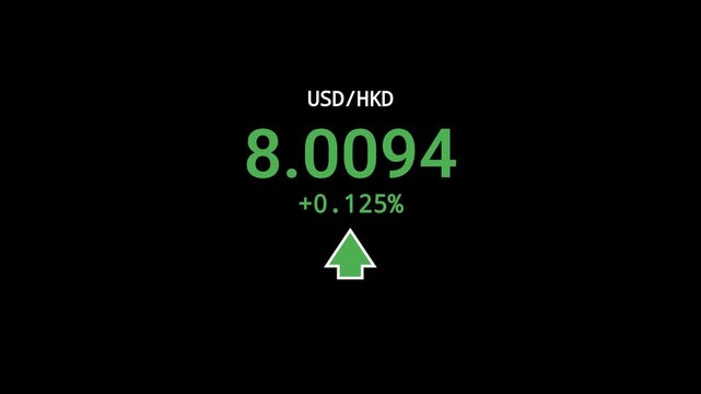 USD to HKD Currency Exchange Rate