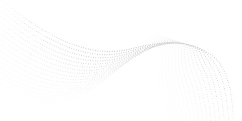 Fototapeta premium Abstract vector illustration of dotted line art. Wavy dotted lines.eps10