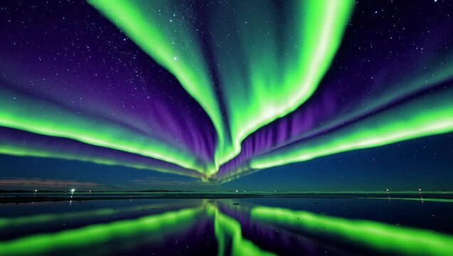Northern Lights Reflections