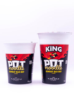 A Pot of Pot Noodle and King Pot