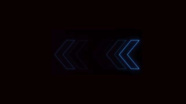 Adobe Stock Neon Logo Animation | Blue Glowing Intro | Creative Motion Design.4k animation video