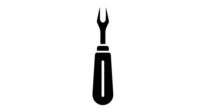 Vector illustration of seam ripper icon on a transparent background
