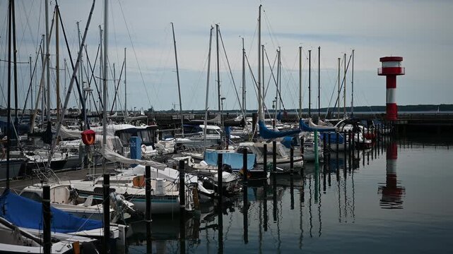 Yachts on the coast of Germany