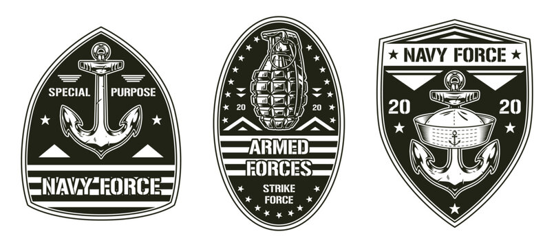 Strong military logos