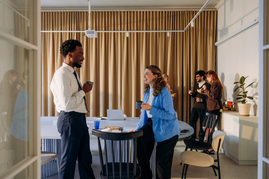 Coffee break in the office