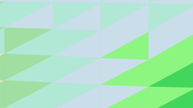 Abstract Geometric Pattern Featuring Soft Green and Cool Blue Triangular Shapes for Modern Digital Backgrounds