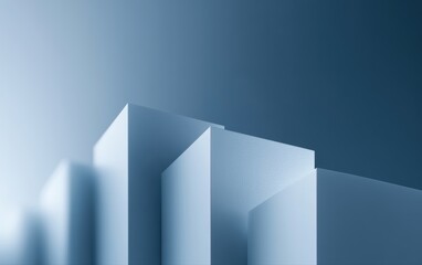 Fototapeta premium abstract business growth concept with ascending geometric structures, premium corporate background
