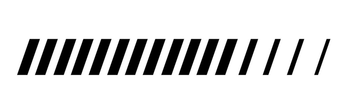 High resolution digital asset containing an isolated black and white repeating pattern with fading.