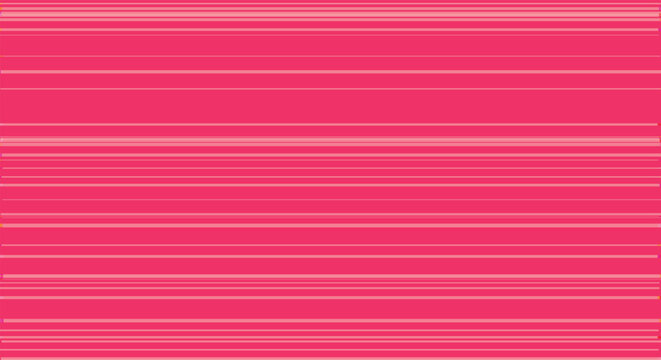 Vibrant pink horizontal stripes background. dynamic magenta speed lines, seamless abstract geometric pattern. for bright fashion brand packaging, modern tech web headers. vector art.