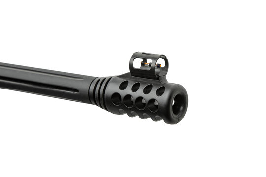 Air rifle barrel with front sight