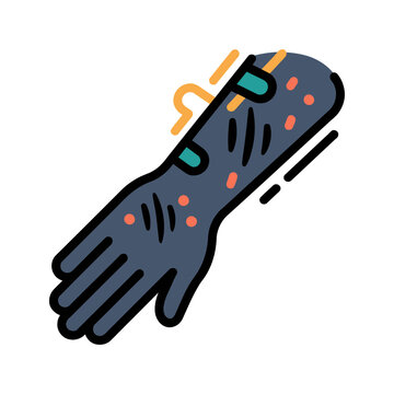Skin Rash Allergy Symptom Icon for Dermatology