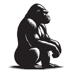 gorilla, silverback gorilla, mountain gorilla, western gorilla, eastern gorilla, baby gorilla, gorilla family, giant ape, primate, wildlife, wild animal, jungle, rainforest, African wildlife. © Maan