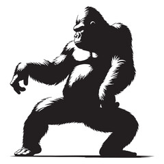 gorilla, silverback gorilla, mountain gorilla, western gorilla, eastern gorilla, baby gorilla, gorilla family, giant ape, primate, wildlife, wild animal, jungle, rainforest, African wildlife. © Maan