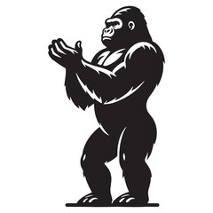 gorilla, silverback gorilla, mountain gorilla, western gorilla, eastern gorilla, baby gorilla, gorilla family, giant ape, primate, wildlife, wild animal, jungle, rainforest, African wildlife. © Maan