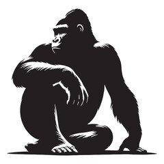 gorilla, silverback gorilla, mountain gorilla, western gorilla, eastern gorilla, baby gorilla, gorilla family, giant ape, primate, wildlife, wild animal, jungle, rainforest, African wildlife. © Maan