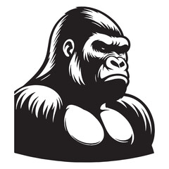 gorilla, silverback gorilla, mountain gorilla, western gorilla, eastern gorilla, baby gorilla, gorilla family, giant ape, primate, wildlife, wild animal, jungle, rainforest, African wildlife. © Maan