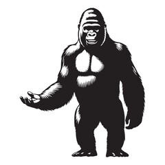 gorilla, silverback gorilla, mountain gorilla, western gorilla, eastern gorilla, baby gorilla, gorilla family, giant ape, primate, wildlife, wild animal, jungle, rainforest, African wildlife. © Maan
