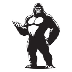 gorilla, silverback gorilla, mountain gorilla, western gorilla, eastern gorilla, baby gorilla, gorilla family, giant ape, primate, wildlife, wild animal, jungle, rainforest, African wildlife. © Maan