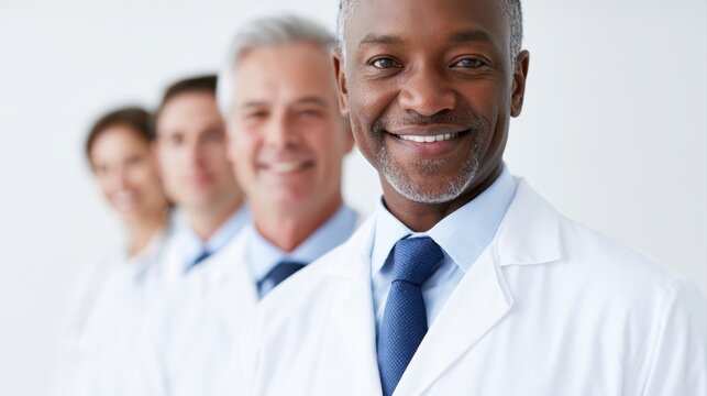 Medical team portrait representing healthcare excellence, compassion, and interdisciplinary collaboration