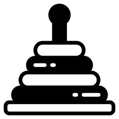 Obraz premium Stacking Tower Icon