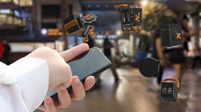 E-commerce marketplaces online places to buy or sell products on the internet. High quality 4k footage