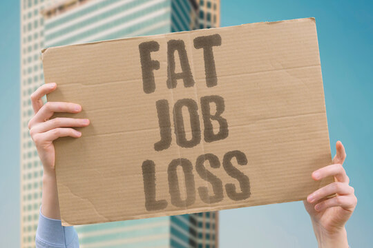 "Fat job loss" Weight stigma can lead to unemployment. STIGMA. UNEMPLOYMENT. WEIGHT. DISCRIMINATION. INEQUALITY.