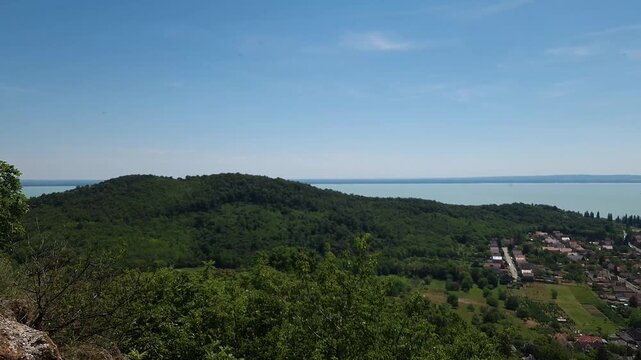 View from the Castle of Szigliget in North Balaton